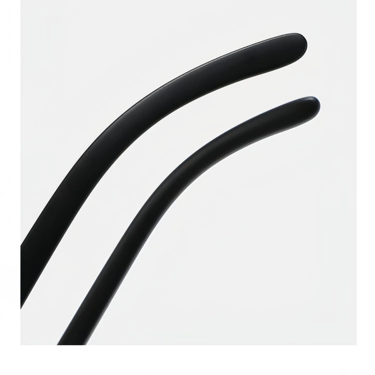Trendy Square Frameless Sunglasses for Men with Leopard Decoration