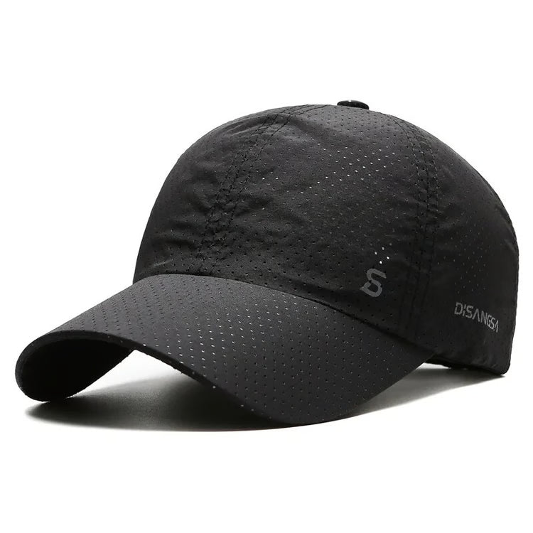 Men Outdoor Sun Summer Fishing Cap, Original Design, Thin Quick Drying, Breathable Duck Tongue Baseball Cap