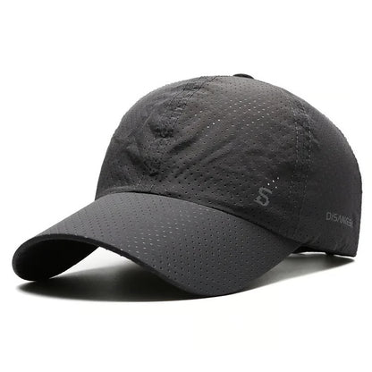 Men Outdoor Sun Summer Fishing Cap, Original Design, Thin Quick Drying, Breathable Duck Tongue Baseball Cap